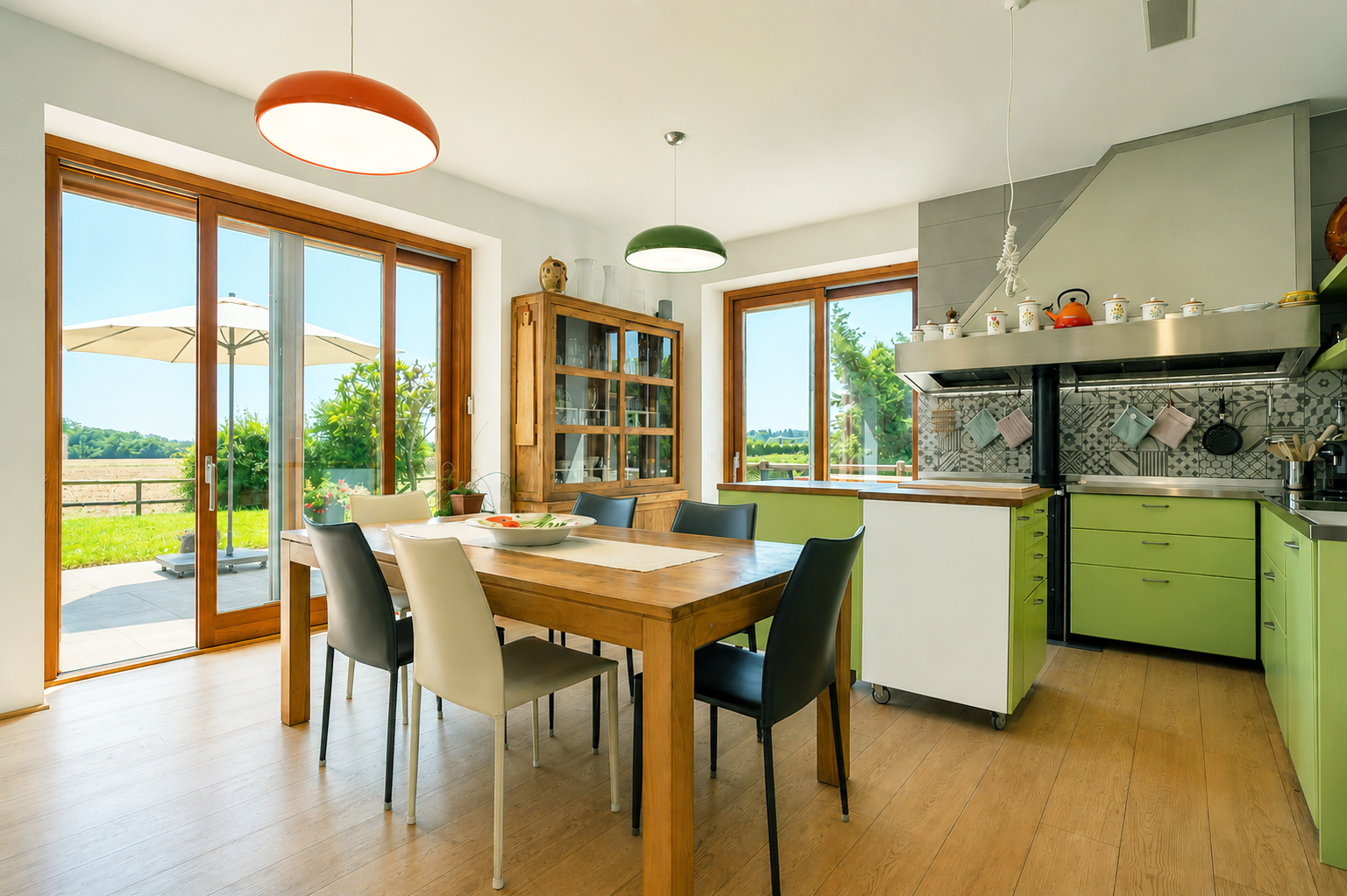 Villa con due abitazioni indipendenti e vista panoramica a Robbiate (7)