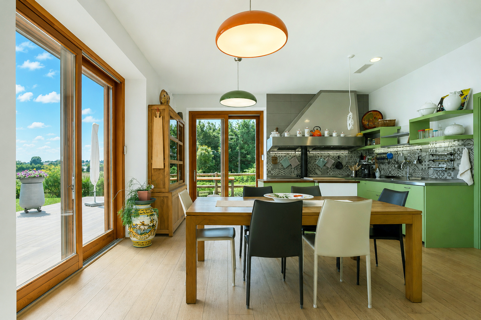 Villa con due abitazioni indipendenti e vista panoramica a Robbiate (8)